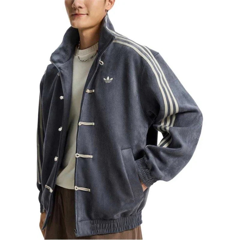 ADIDAS CTT CHINESE TRACK TOP 3.1 GENDER NEUTRAL JACKET DARK GREY (ASIA SIZING)