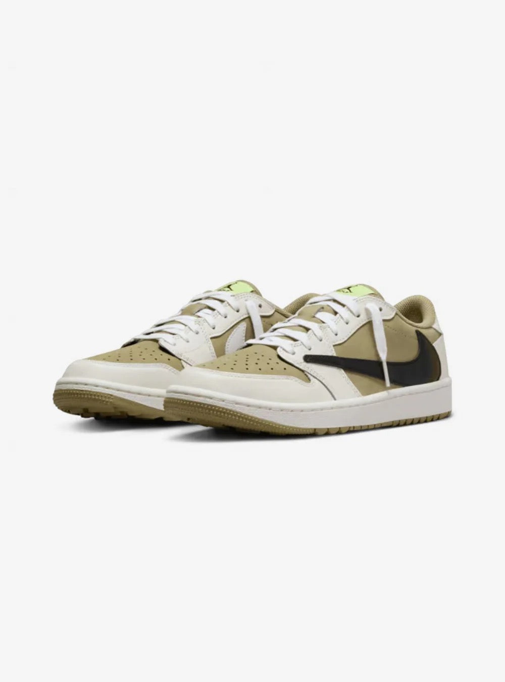 AIR JORDAN 1 RETRO LOW GOLF TRAVIS SCOTT NEUTRAL OLIVE