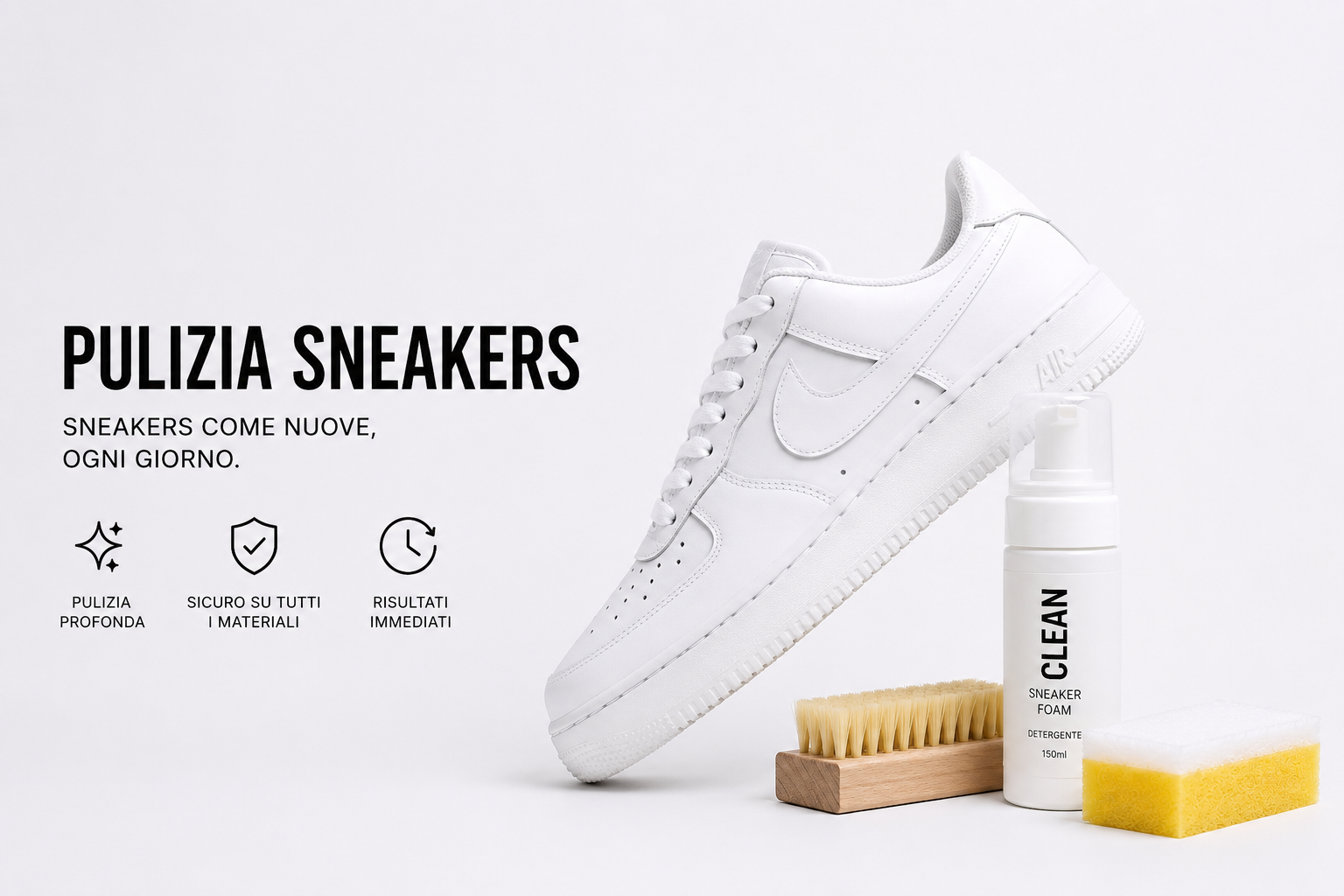 PULIZIA SNEAKERS