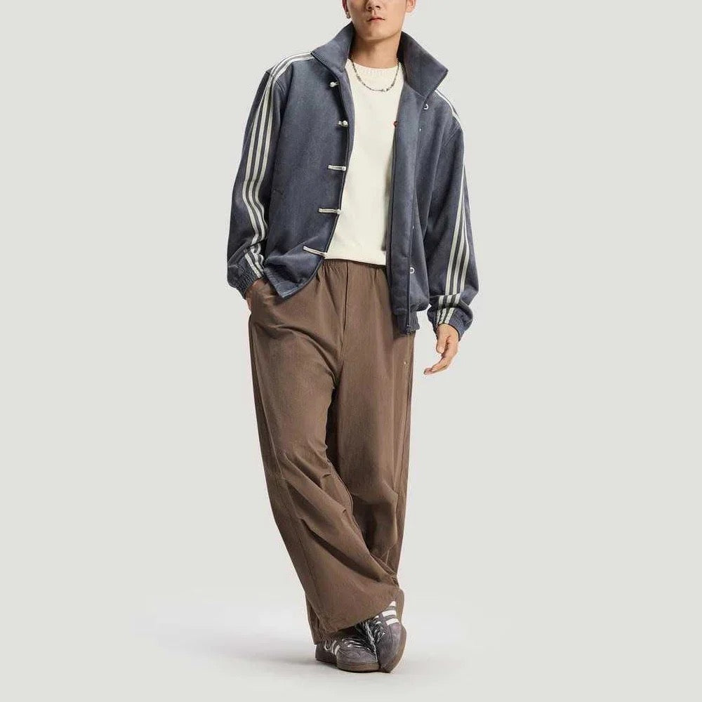 ADIDAS CTT CHINESE TRACK TOP 3.1 GENDER NEUTRAL JACKET DARK GREY (ASIA SIZING)