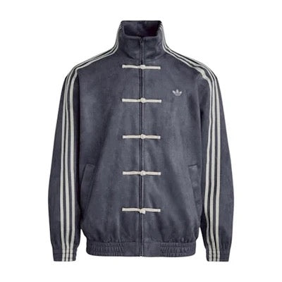 ADIDAS CTT CHINESE TRACK TOP 3.1 GENDER NEUTRAL JACKET DARK GREY (ASIA SIZING)
