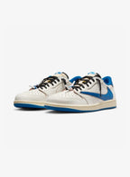 AIR JORDAN 1 RETRO LOW OG SP FRAGMENT X TRAVIS SCOTT SAIL MILITARY BLUE