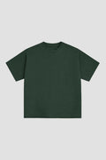 T-SHIRT BOXY FIT 190GSM FOREST GREEN