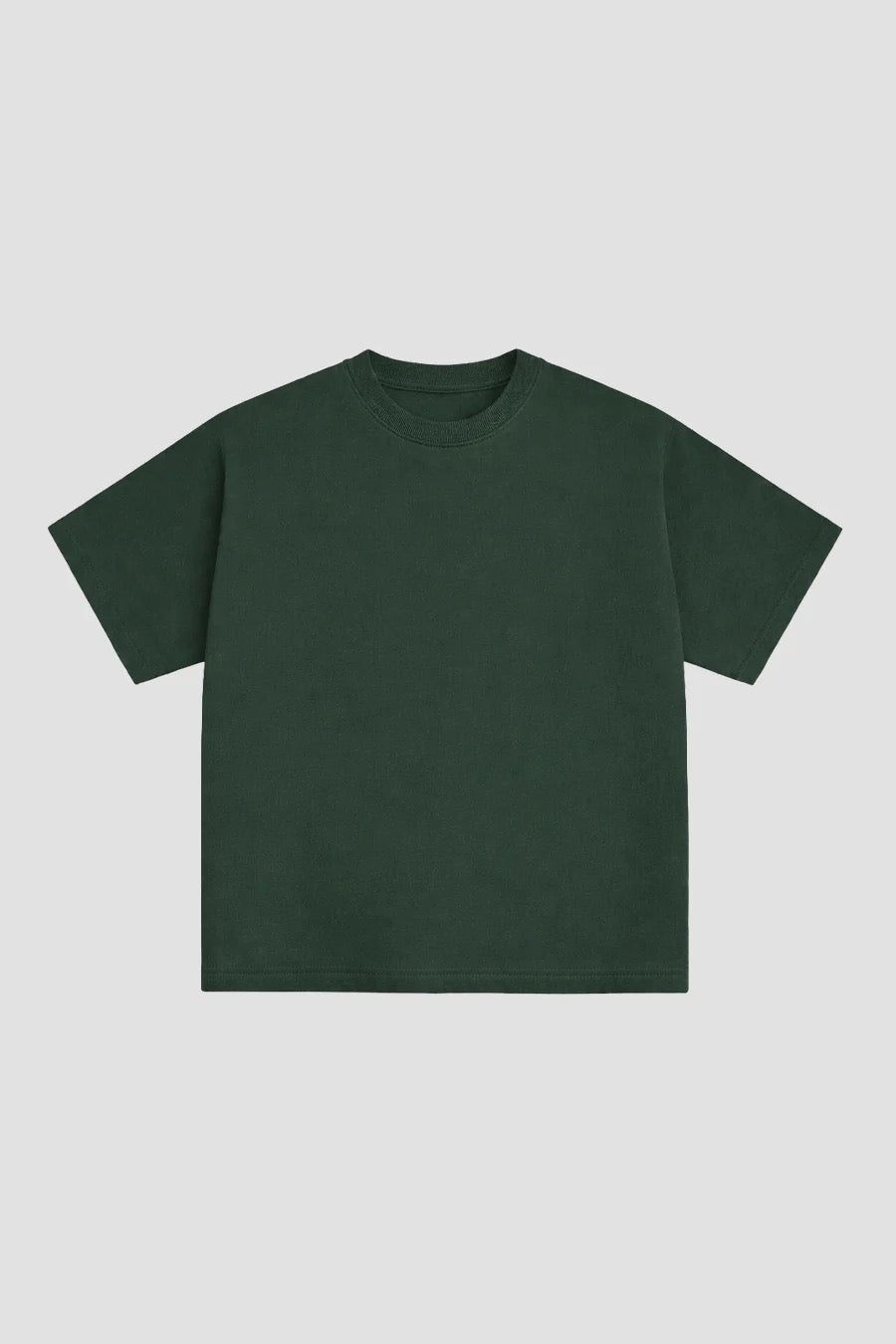 T-SHIRT BOXY FIT 190GSM FOREST GREEN