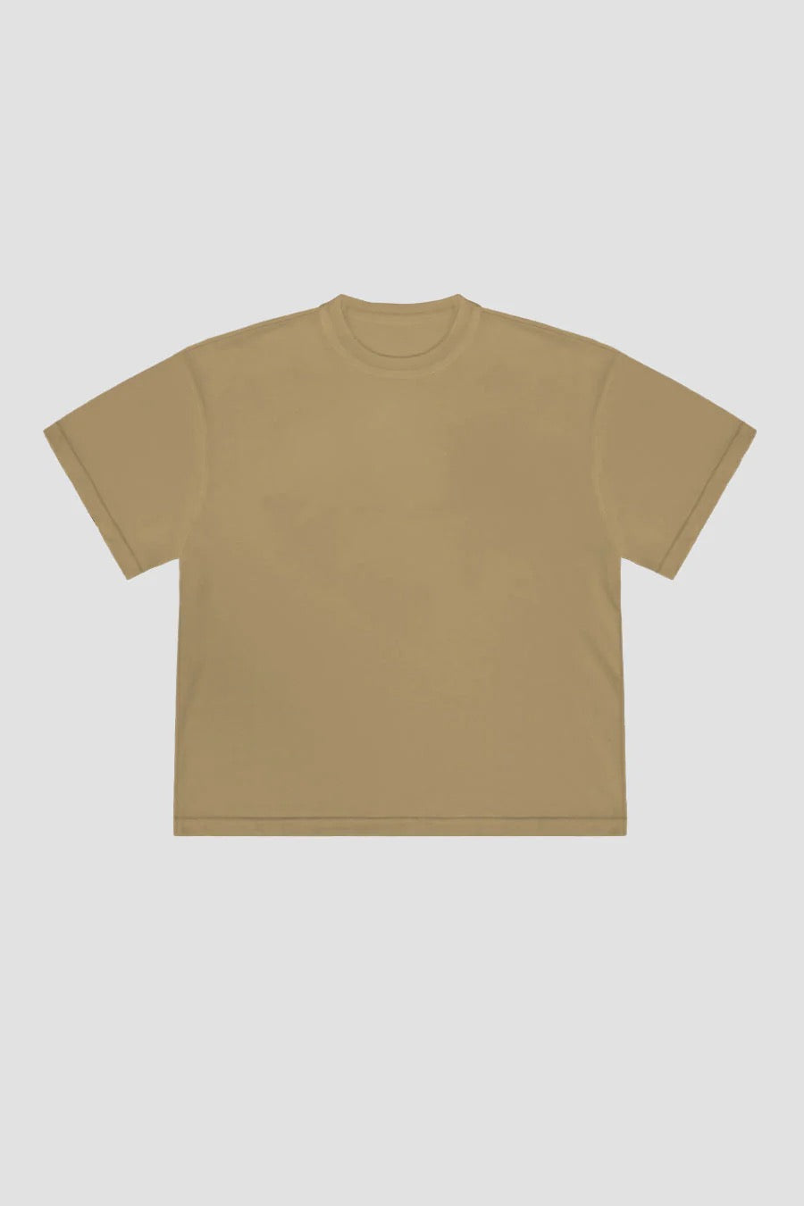 T-SHIRT BOXY FIT 190GSM SAND