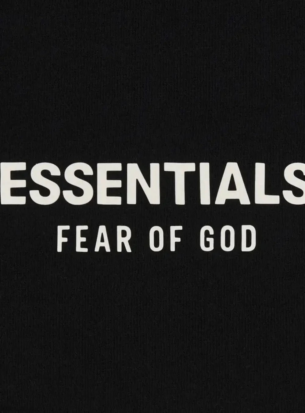 FEAR OF GOD ESSENTIALS CLASSIC FIT T-SHIRT JET BLACK