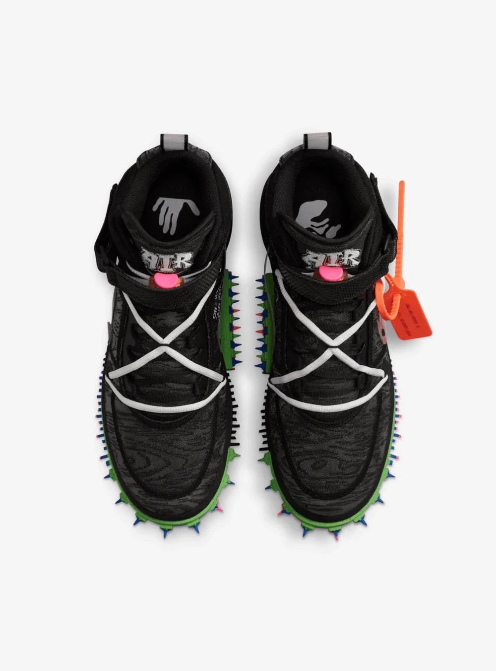 NIKE AIR FORCE 1 MID OFF-WHITE BLACK