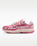 NIKE P-6000 WHITE SLIT RED PEONY (Women's)