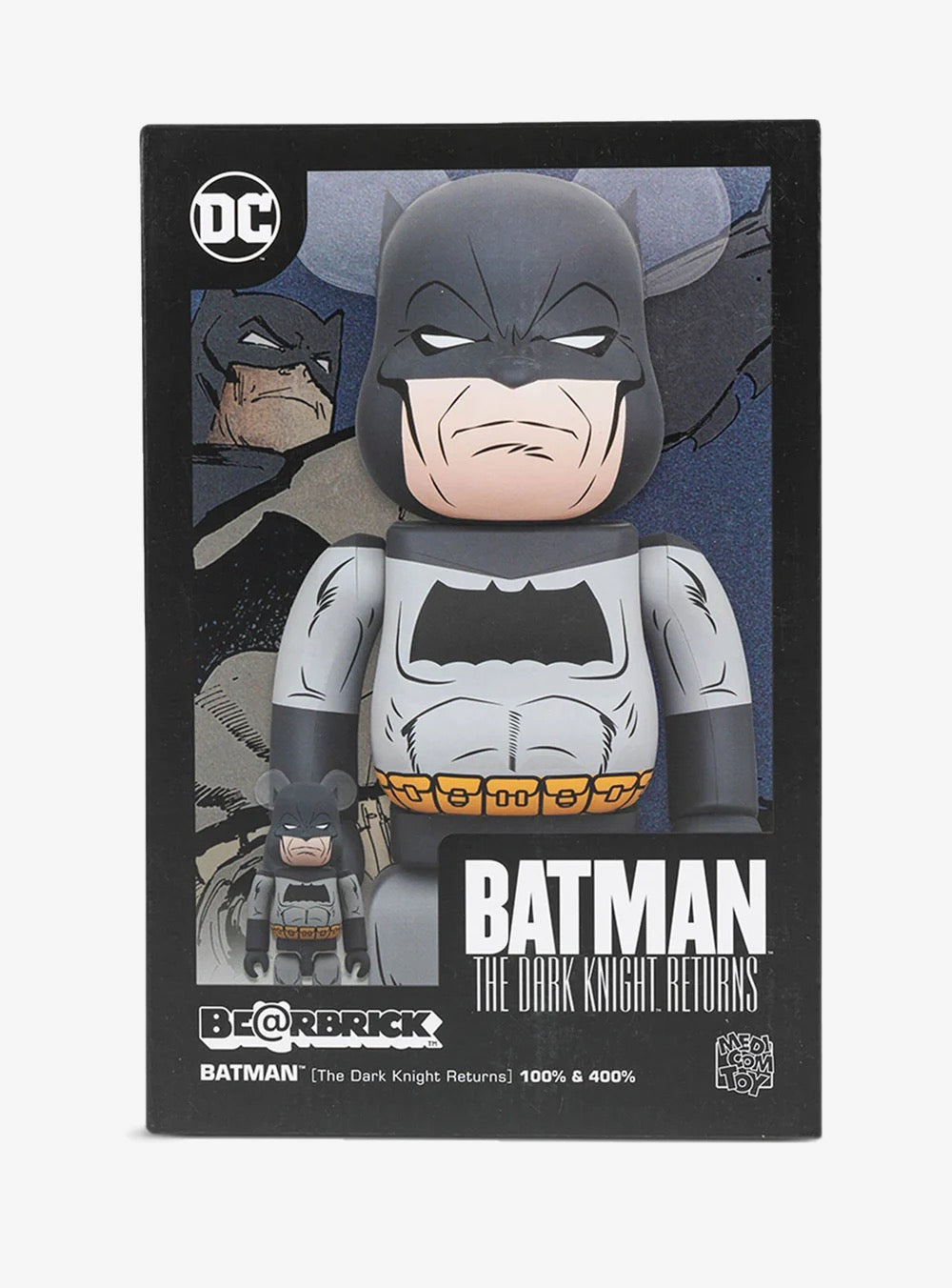 BEARBRICK BATMAN THE DARK KNIGHT RETURNS 100% & 400% SET